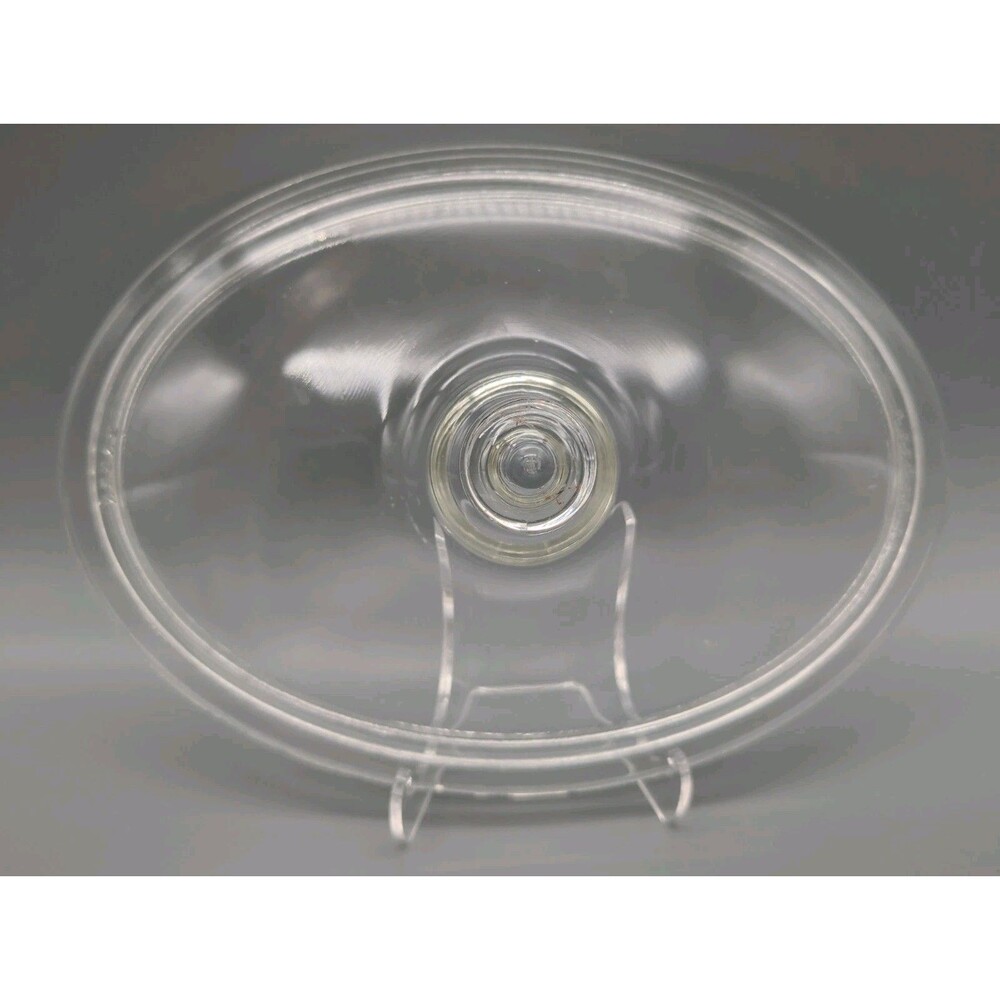 Vintage ALL CAPS PYREX 633 C-OR-642 C Clear Glass Oval Replacement Lid Casserole